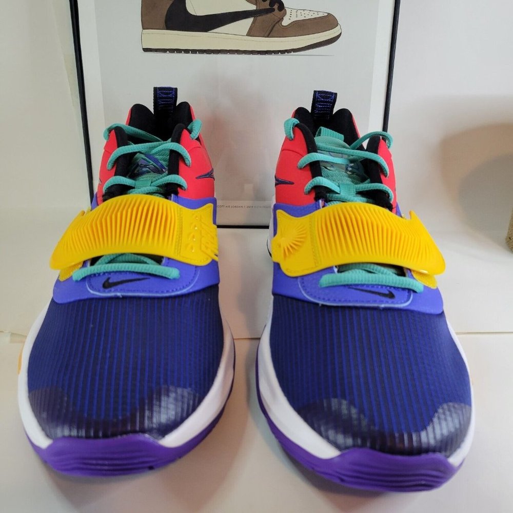 Nike Zoom Freak 3 Multicolor Basketball Shoes DA0694-601 Men's Size 10 - Picture 3 of 4
